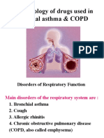 Pharmacology of Drugs Used in Bronchial Asthma & COPD