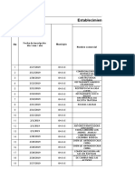 Base de Datos Alimentos 2020