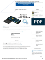 Descargar USB Driver para Cualquier Alcatel One Touch - Plataformas MTK o Qualcomm - Flashear Mobile
