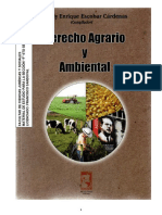 Derecho Agrario y Ambiental Fredy Enrique Escobar Cardenas Material Completo para Primer Parcial