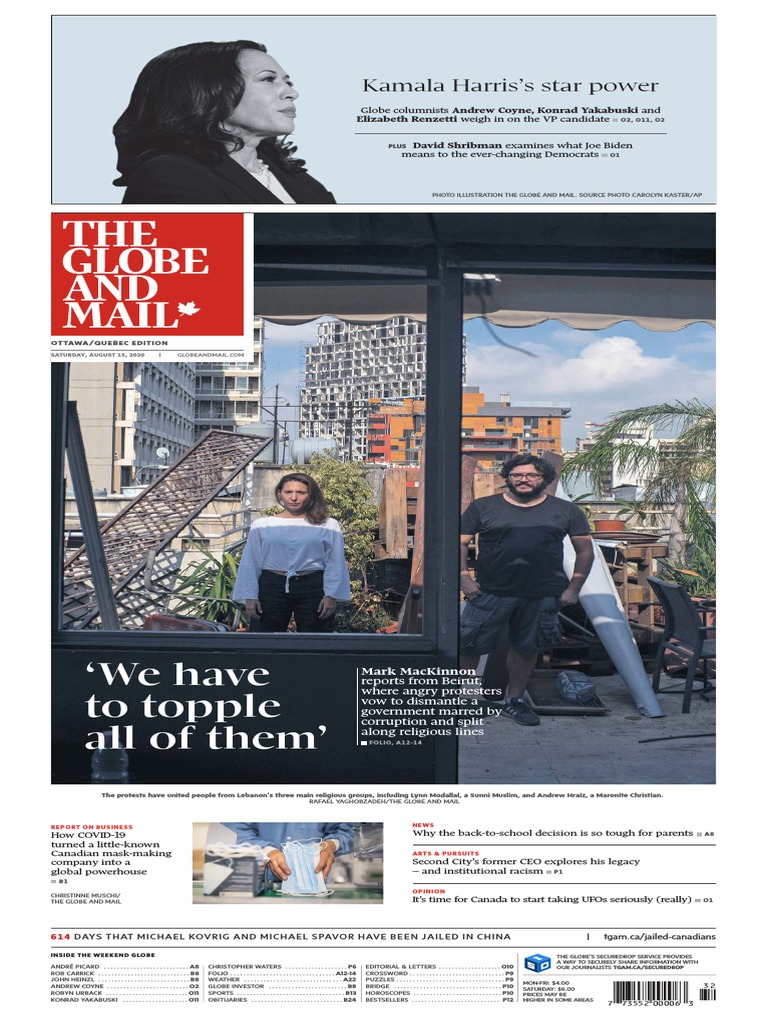 08 15 The Globe And Mail Userupload Net Pdf Virus Immunity Medical