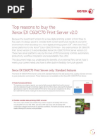 Top Reasons To Buy The Xerox EX C60/C70 Print Server v2.0