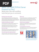 Xerox EX-i C60/C70 Print Server Powered by Fiery: World-Class Color With Workflow Tools That Put You in Command