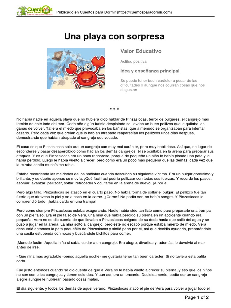 Cuentos Para Dormir Pdf