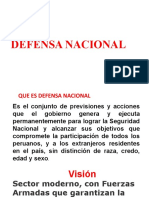 Vision General Defensa Nacional