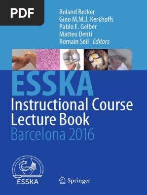 Esska Instructional Course Lecture Book 16 Knee Lower Limb Anatomy