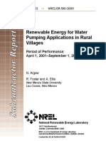 Renewable Energy For Water Pumping Applications in Rural Villages