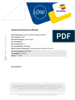 Comprobante de pago en línea Camara de Comercio de Girardot