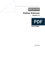 Python Kılavuzu Sürüm 3.x PDF