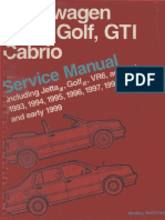 VW Golf Mk3 Service Manual