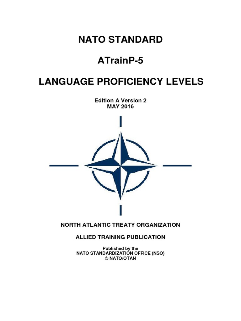 STANAG 6001 Language Proficiency Levels | PDF | Reading Comprehension ...