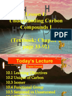 1: Understanding Carbon Compounds I (Textbook: Chapter 2 Page 33-92)