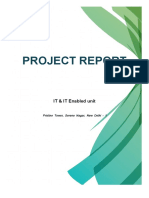 Project Report: IT & IT Enabled Unit