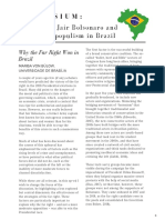 Bolsonaro Marks A Xenophobic Turn For BR PDF