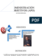 La Administración Por Objetivos (Apo)