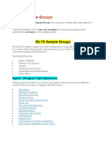 IELTS Sample Essays Guide for All Question Types