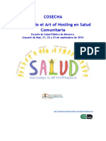 COSECHA Curso Practicando El Art of Hosting en Salud Comunitaria