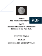 Puntos Finos de Las Sociedades Mercantiles