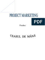 Proiect Marketing - Ceas de Mana