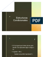 Estructuras Condicionales PDF