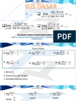 Limit Trigonometri Rumus Dasar 1