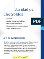 Conductividad electrolíticos