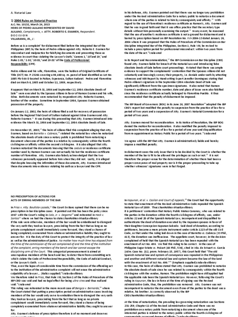 Leg Forms P1 Cases | PDF | Notary Public | Lawyer