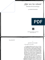 Frondizi - Qué Son Los Valores PDF