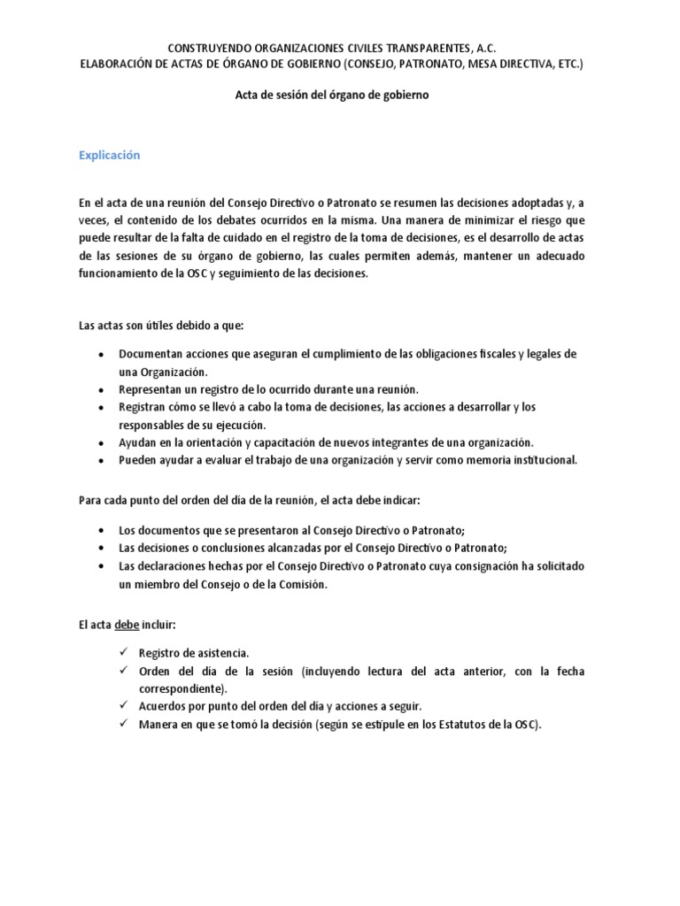 Acta de Inasistencia Laboral | PDF | Gobierno