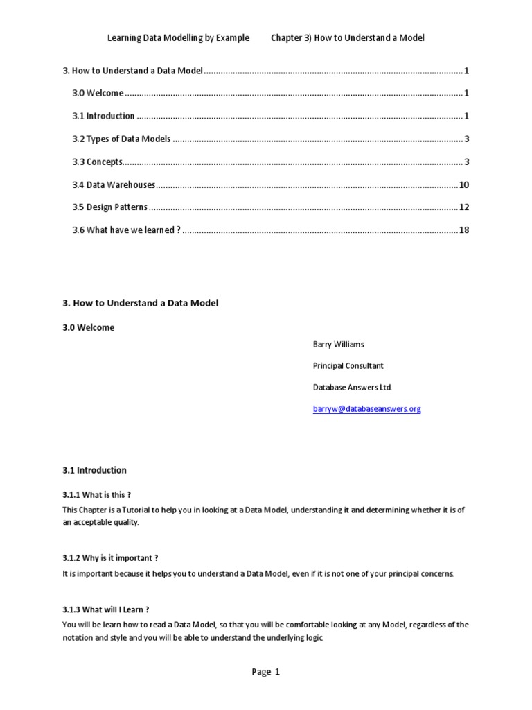 Understanding Data Models: A Guide | PDF | Data Model | Data Warehouse