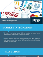 Market Integration and Global Value Chains