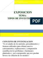 3. TIPOS DE INVESTIGACION