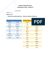 English Activity 15 - Course Third PDF