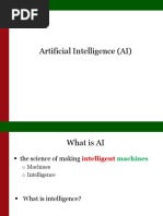 Artificial Intelligence (AI)