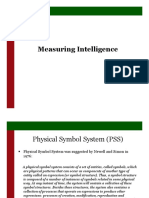Measuring Intelligence with the Physical Symbol System Hypothesis