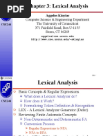 Chapter 3: Lexical Analysis