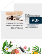 Essential Oils Market Summary & Report