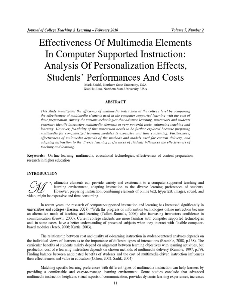 84-Article Text-324-1-10-20101103 PDF | PDF | Multimedia | Learning Styles
