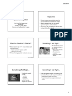 Objectives: Why Does This Sample Need Recollected? Beth Warning, MS, MLS University of Cincinnati MLS Program