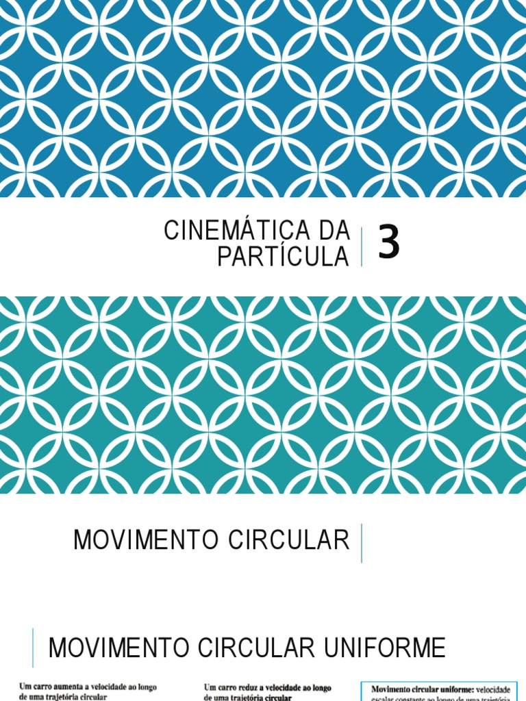 Cinemática Da Partícula 3 | PDF | Velocidade | Cinemática