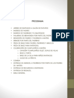 Programa Bautizo PDF