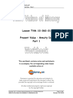 Lesson TVM-10-060-01 Present Value - Annuity Due