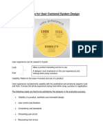 Evaluating User Experience Metrics in System Design