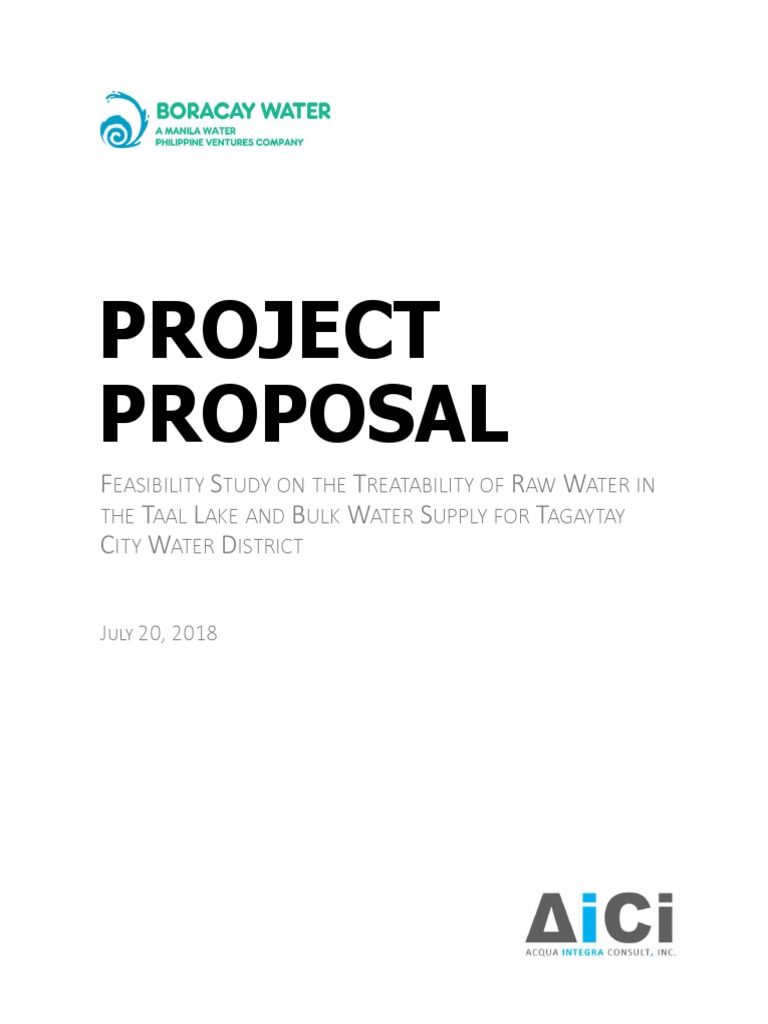 Taal Lake Water Supply Feasibility Study | PDF | Water Quality ...