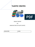 Project Report On Plastic Crates