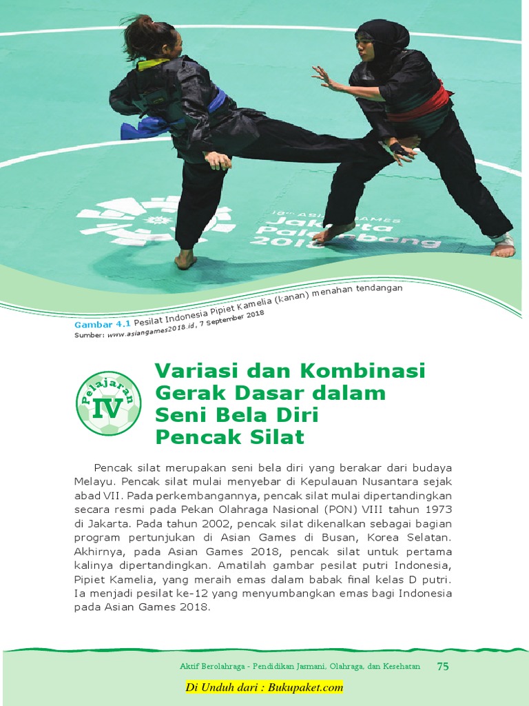 Berikut ini yang merupakan variasi gerakan bela diri pencak silat yaitu