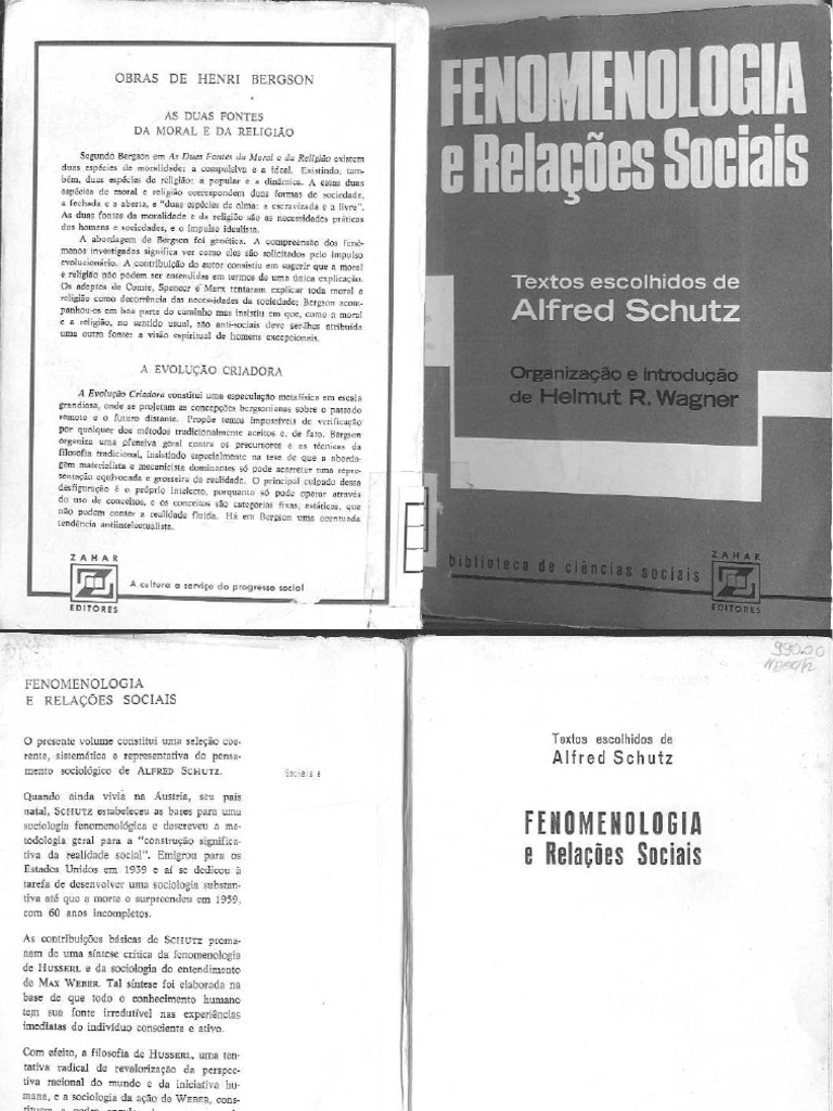 Alfred Schutz - FenomenologiaAlfred Schutz - Fenomenologia