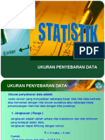 Ukuran Penyebaran Data