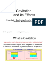 Cavitation Effects on Hydrofoils