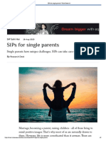 SIPs For Single Parents - Value Research